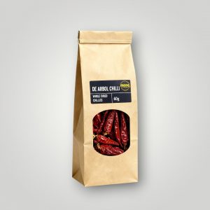 Dried de arbol chillis 60g