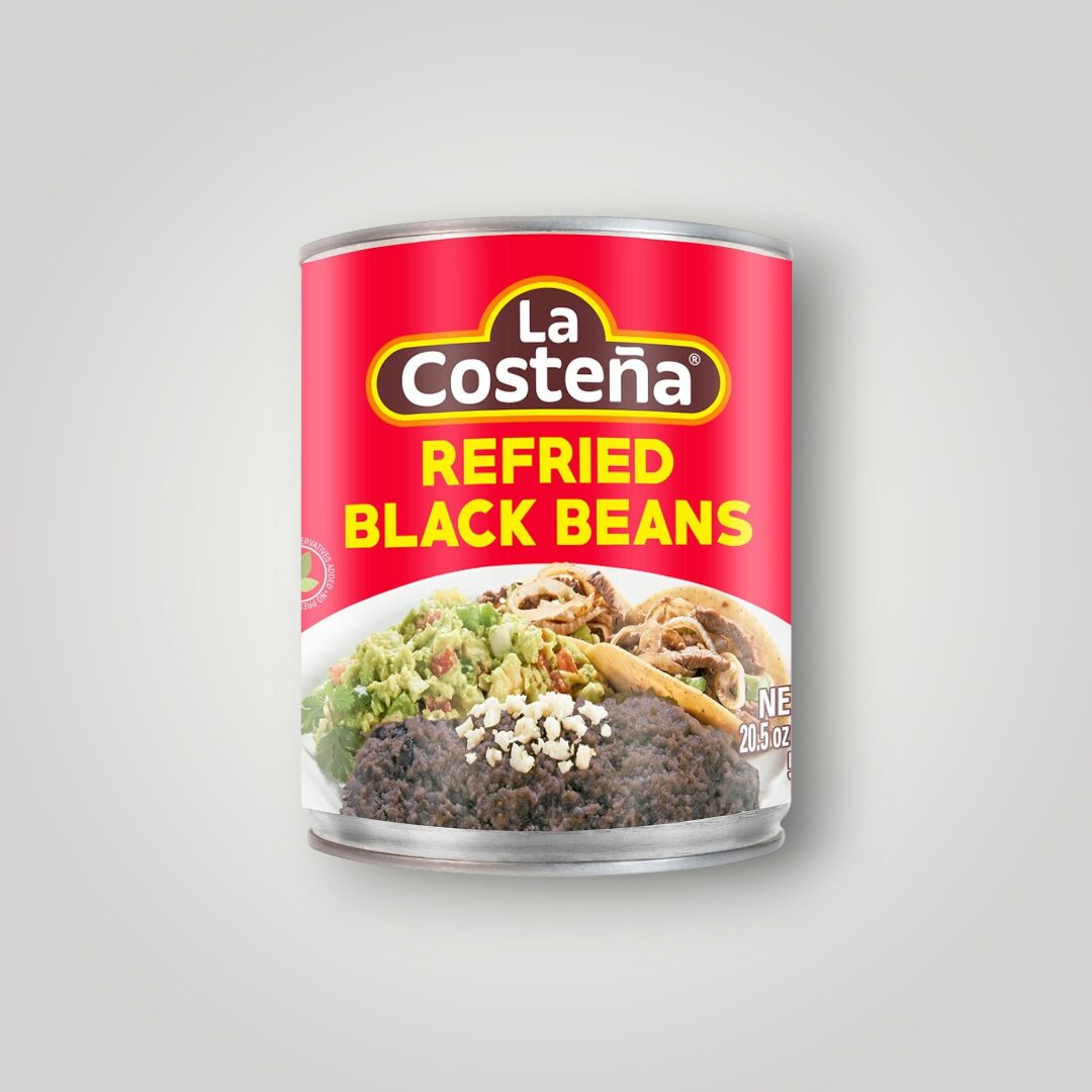 La Costena Refried Black Beans 580g Tin